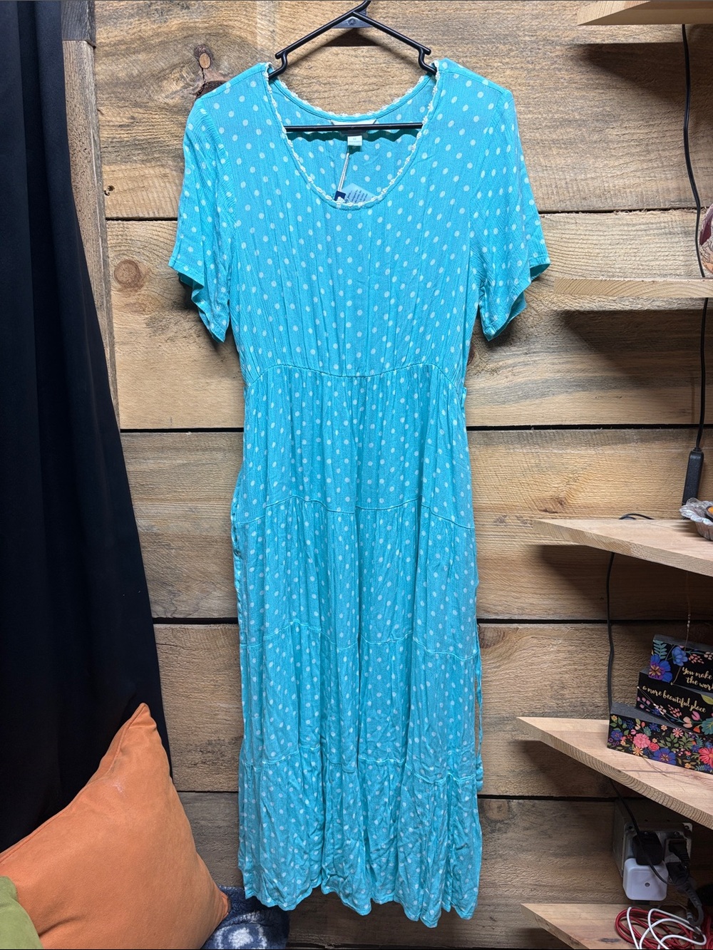 April Cornell Cici Dot Maxi Dress - NWT